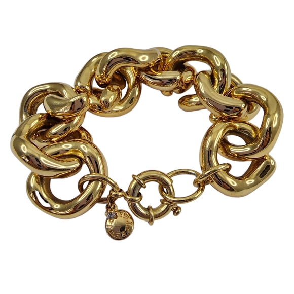 J. Crew Jewelry - J. Crew chunky chain bracelet gold tone statement bracelet